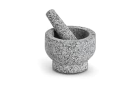 Mörser & Stößel-Set, Granit, 14 cm