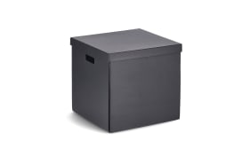 Aufbewahrungsbox, schwarz, 32 x 32 cm