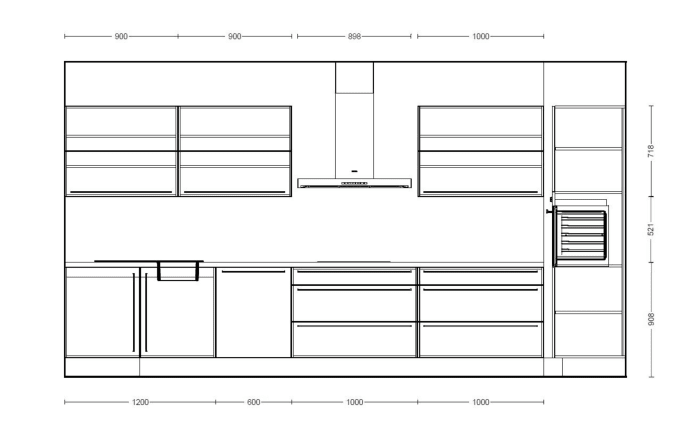 Einbauküche Novalux, weiß Lack Hochglanz, inkl. Siemens Elektrogeräte-07