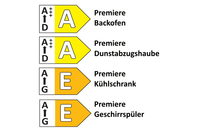 Einbauküche Focus, Lack weiß Ultra-Hochglanz, inkl. Elektrogeräte-07