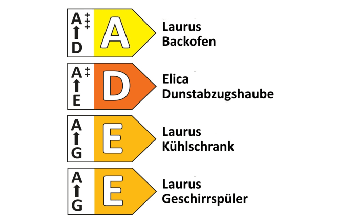 Einbauküche Touch, Lacklaminat weiß supermatt, inkl. Elektrogeräte-06