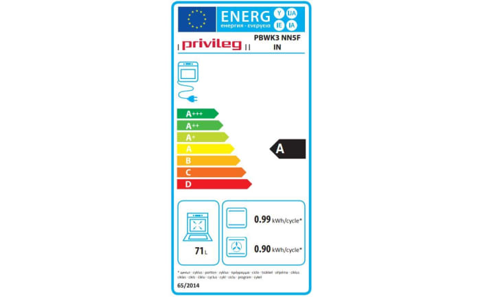 Einbauküche Lumara/Stadum, Hochglanz weiß, inkl. Privileg Elektrogeräte-08