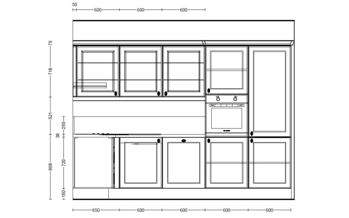 Einbauküche Chorin, Magnolia matt, inkl. Miele Elektrogeräte-07