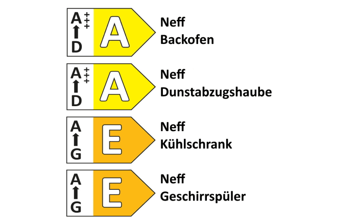 Einbauküche Felde, alpinweiß Hochglanz, inkl. Neff Elektrogeräte-08