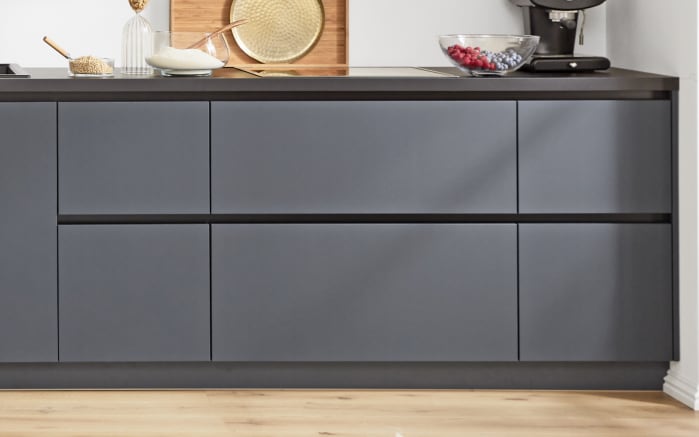 Einbauküche Easytouch, fjordblau, inkl. Elektrogeräte-03