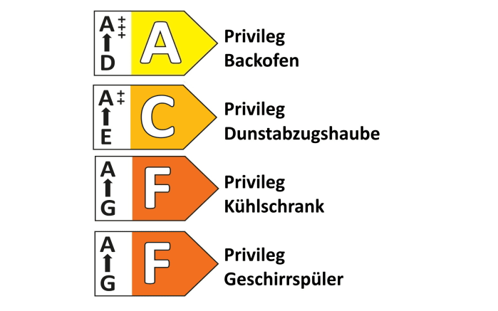 Einbauküche Esilia, sand, inkl. Privileg Elektrogeräte-04