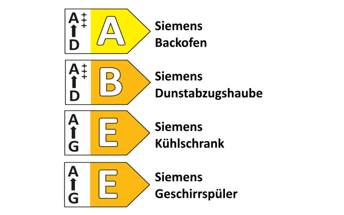 Einbauküche Seega/Stadum, schiefergrau/Eiche Havanna Nachbildung, inkl. Siemens Elektrogeräte-09