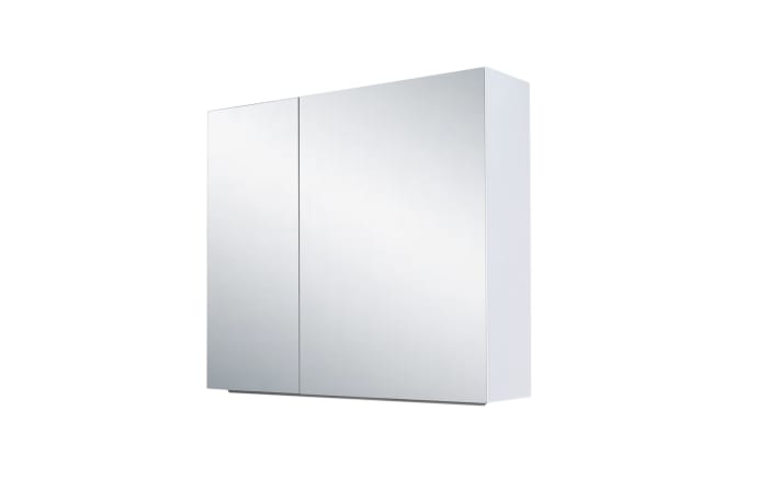 Spiegelschrank Flash, weiß, 80 x 72 cm -01