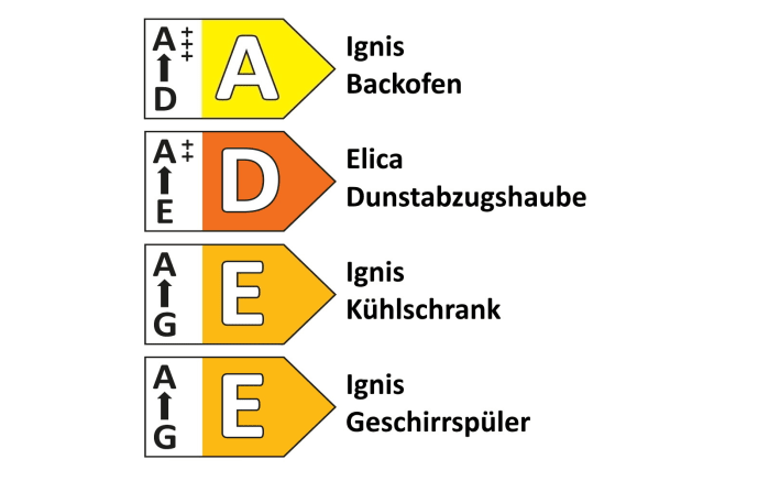 Einbauküche Wida/Plamos, weiß/Eiche Nachbildung, inkl. Elektrogeräte-04