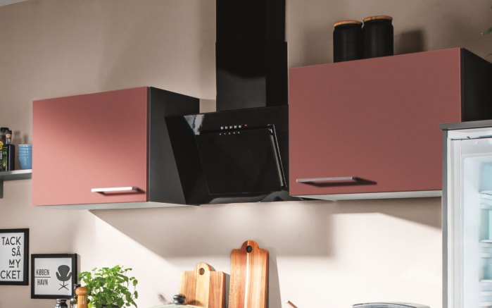 Einbauküche Wida, kaminrot, inkl. Privileg Elektrogeräte-02