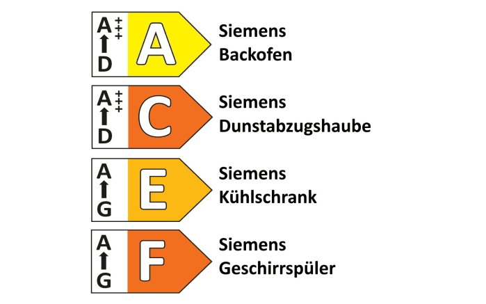 Einbauküche Wida, weiß/kaminrot, inkl. Siemens Elektrogeräte-04