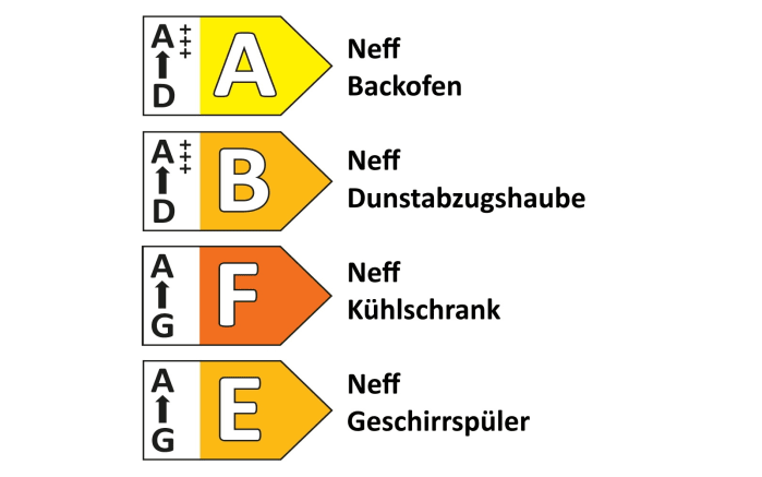 Einbauküche Comet, graphit, inkl. Neff Elektrogeräte-04