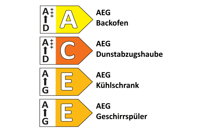 Einbauküche Ravenna/Toronto, weiß, inklusive AEG Elektrogeräte-05