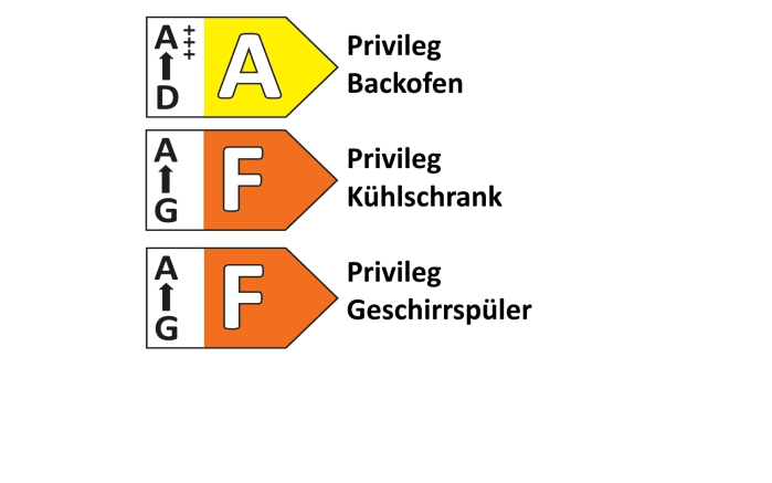 Einbauküche Uno, graphit, inklusive Privileg Elektrogeräte-05