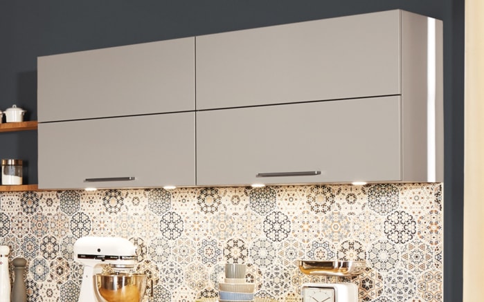 Einbauküche Perfect Soft, perlgrau, inkl. Siemens Elektrogeräte und Miele Geschirrspüler-02