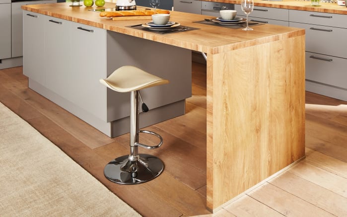 Einbauküche Perfect Soft, perlgrau, inkl. Siemens Elektrogeräte und Miele Geschirrspüler-06