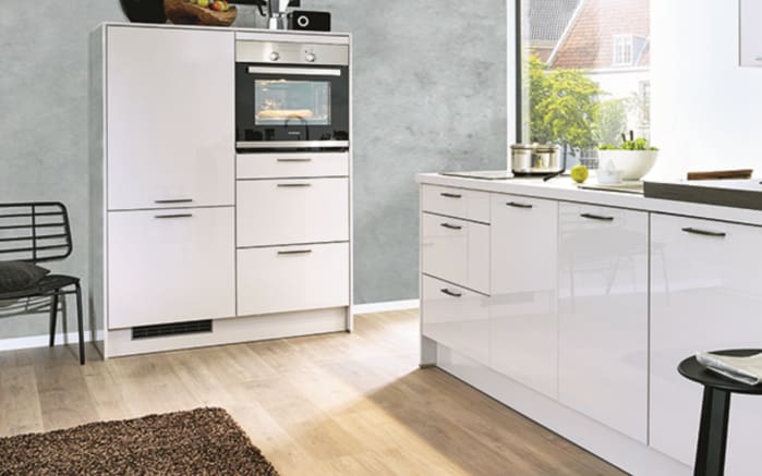 Einbauküche Perfect Brillant, Hochglanz satin, inkl. Privileg Elektrogeräte-02