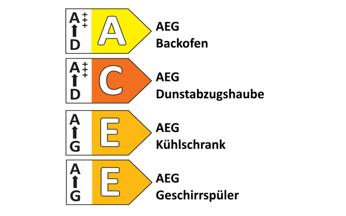 Einbauküche Ravenna, creme magnolie, inkl. AEG Elektrogeräte-05