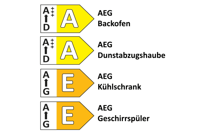 Einbauküche Uno, graphit, inkl. AEG Elektrogeräte-05