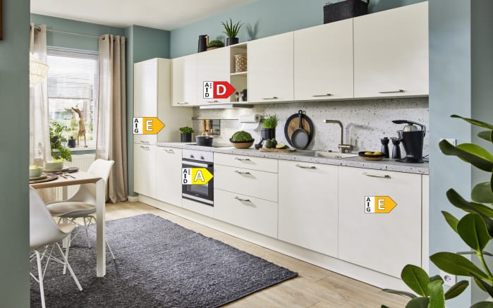 Einbauküche Top Soft, weiß matt, inklusive Bosch Elektrogeräte-04