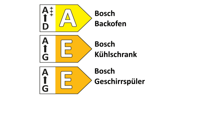 Einbauküche Rosian,Torna, schwarz/Nussbaum Nachbildung, inkl. Bosch Elektrogeräte-05