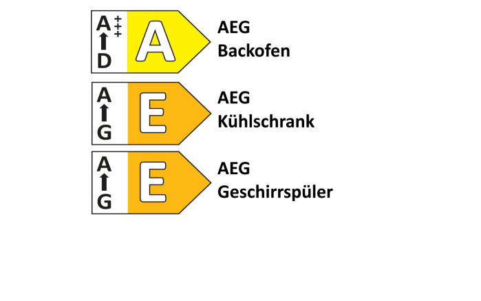 Einbauküche Lenzen/Stadum, taupegrau/Eiche, inkl. AEG Elektrogeräte-02