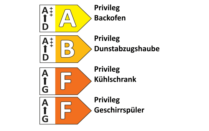 Einbauküche IP 1200, magnolienweiß matt, inkl. Privileg Elektrogeräte-07