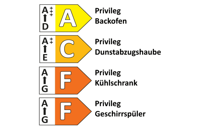 Einbauküche IP 1200, Eiche Vintage Nachbildung, inkl. Privileg Elektrogeräte-05