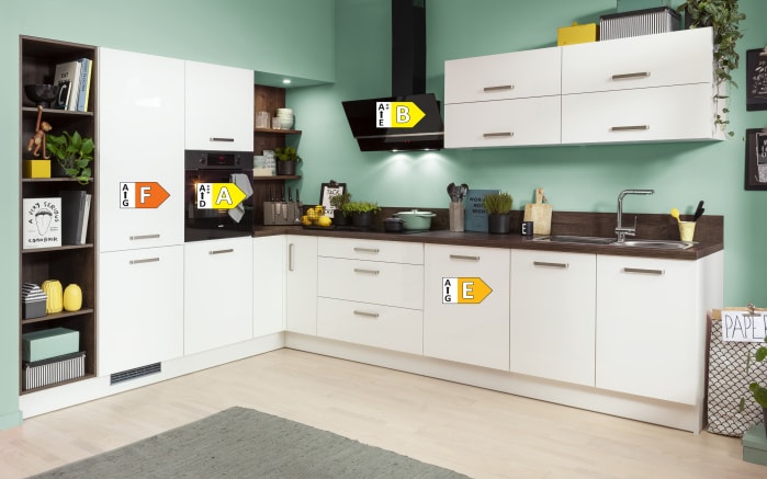 Einbauküche IP 1200, weiß, inkl. Elektrogeräte-05