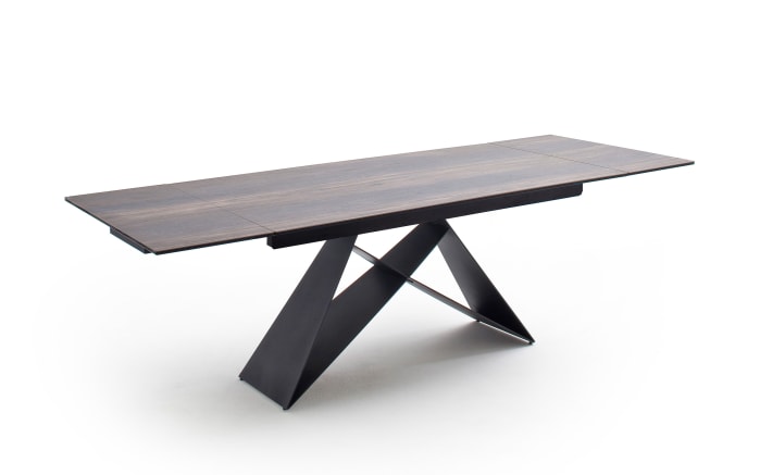 Esstisch Kobe, Holznachbildung barrique, inkl. ausziehbarer Tischplatte-04