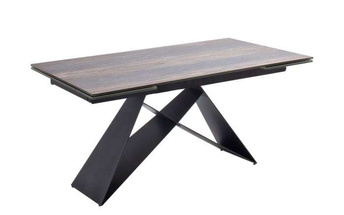 Esstisch Kobe, Holznachbildung barrique, inkl. ausziehbarer Tischplatte-01