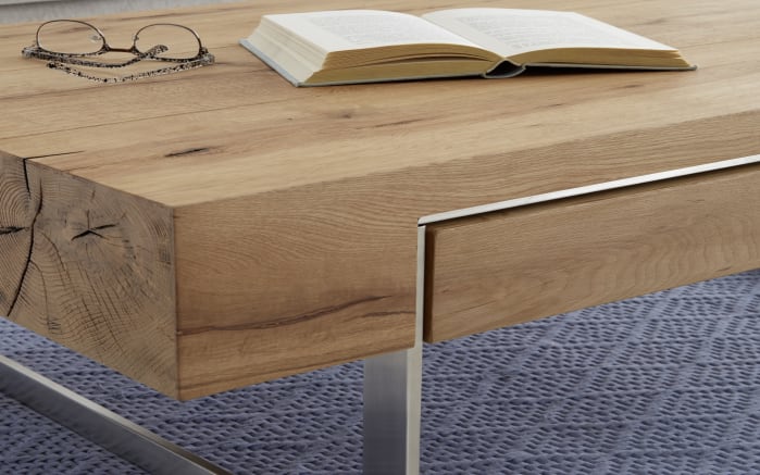 Couchtisch Birmingham, Asteiche geölt furniert, inkl. Schubkasten-03