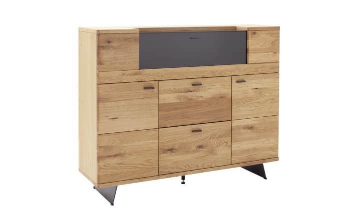 Highboard Brest, Wildeiche massiv-01