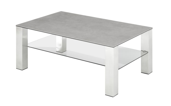 Couchtisch Puno, grau/Edelstahl-01