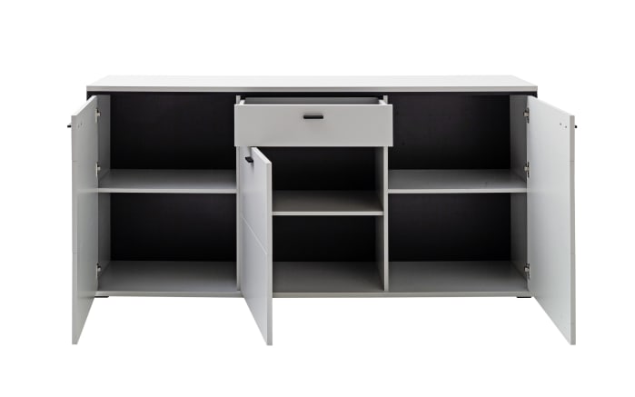 Sideboard Mori, Modern weiß Nachbildung-02