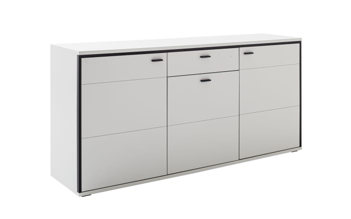 Sideboard Mori, Modern weiß Nachbildung-01