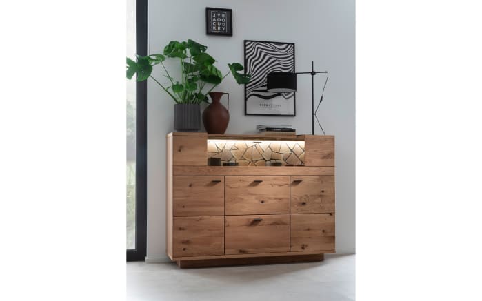 Highboard Venedig, Wildeiche massiv-05