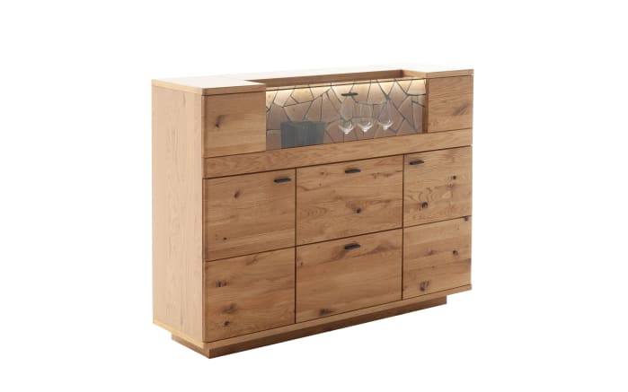 Highboard Venedig, Wildeiche massiv-03