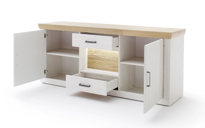 Sideboard Calva, Pinie Aurelio / Grandson Oak Nachbildung-02