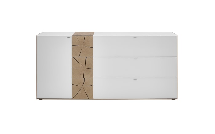 Sideboard Caya, weiß/Kerneiche Umato, inkl. Softclose Funktion -02