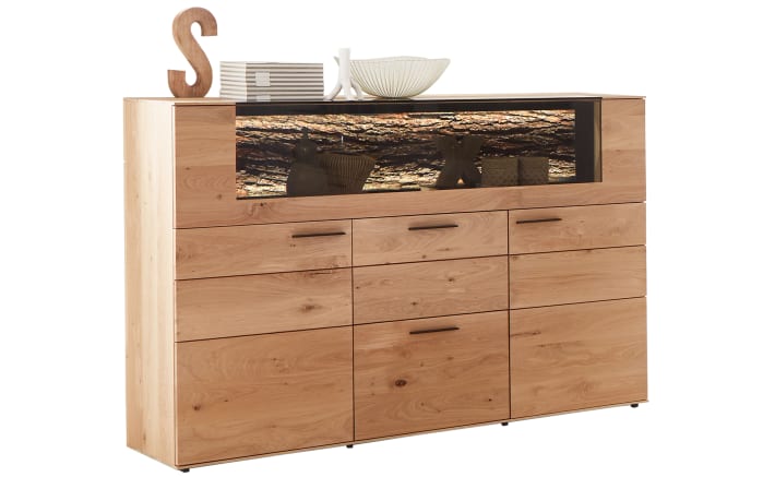 Highboard Runa, Kerneiche Natur gebürstet-01