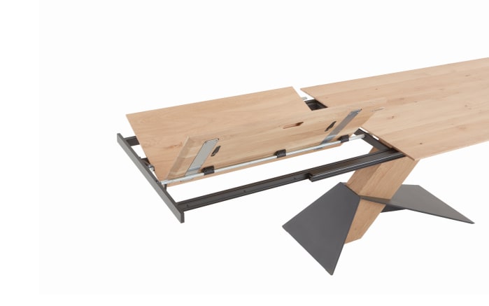 Esstisch Naturzeit, Kerneiche Umato/anthrazit-07