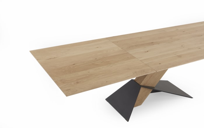 Esstisch Naturzeit, Kerneiche Umato/anthrazit-08