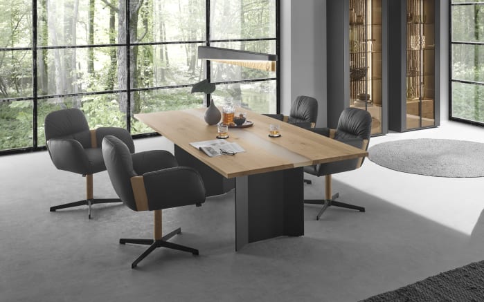 Stuhl Naturzeit Gerry, braun, inkl. Drehfunktion-02
