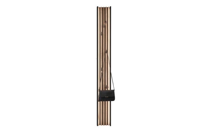 Wandgarderobe Salvo, Kerneiche/anthrazit, inkl. Beleuchtung-01
