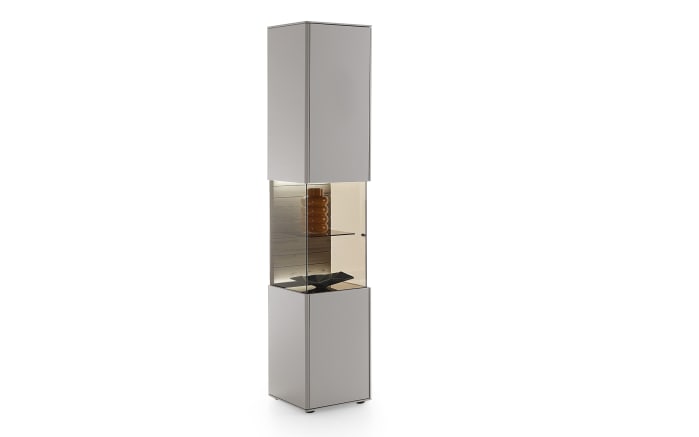 Standvitrine Audra, Altholzbuche/sand, Breite ca. 43 cm
