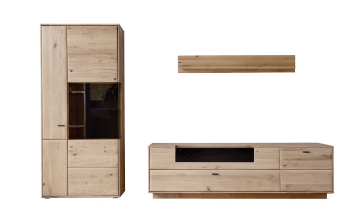 Wohnwand Minoma Ast-/Balkeneiche massiv-02