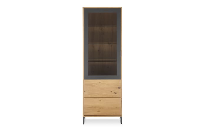 Vitrine Alan, Balkeneiche/anthrazit-02
