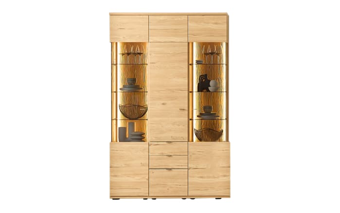 Vitrinen-Kombi Berghe, Risseiche-02