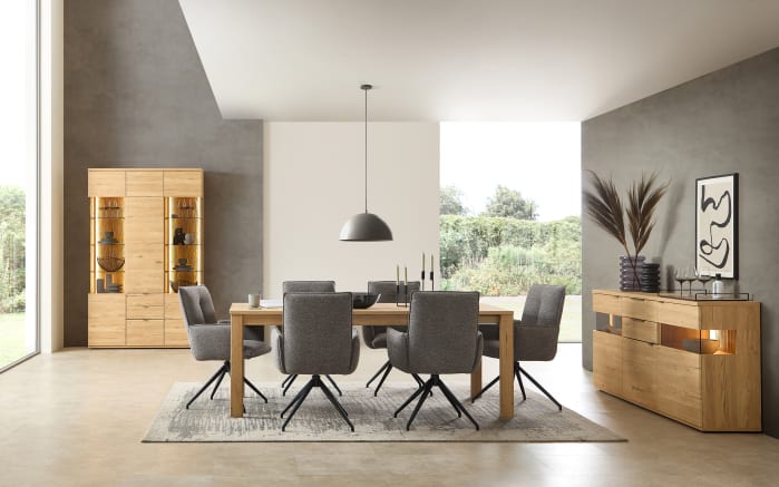 Vitrinen-Kombi Berghe, Risseiche-03